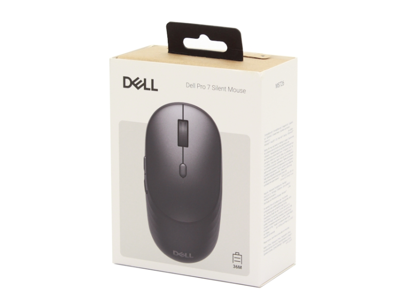 DELL OEM MS726 Pro 7 Silent crni miš 3Yr
