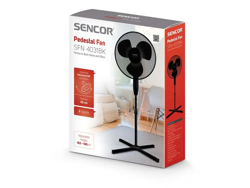 SENCOR SFN 4031BK podni ventilator