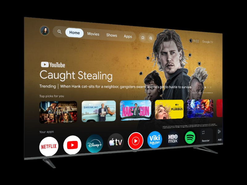 Tesla Q85E969GUS QLED TV 85" ultra HD, Google TV smart, frameless, DVB-T2/C/S2