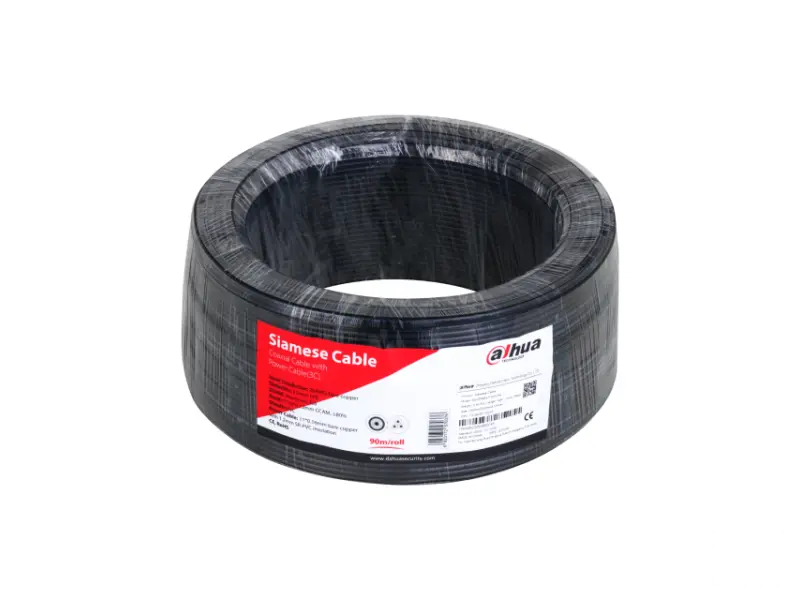 DAHUA PFM941I-RG59N/21-100 Koaksijalni kabl sa naponskim kablom crni 100m 