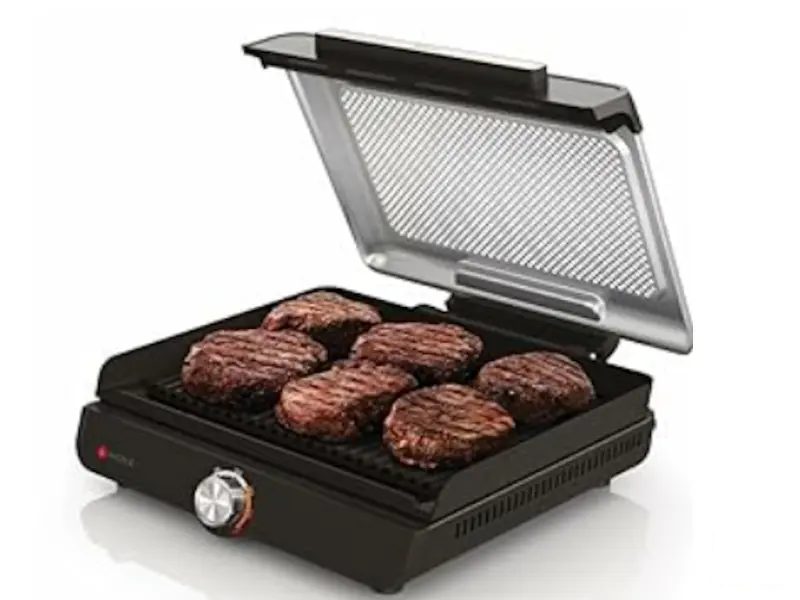NINJA GR101EU, Unutrašnji Grill i Ravna Ploča, Non-Stick, 1450W, dozvoljeno pranje u mašini, kontrol