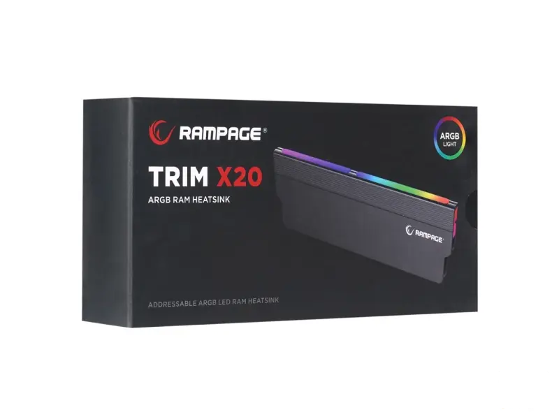 Rampage TRIM X20 Aluminium ARGB