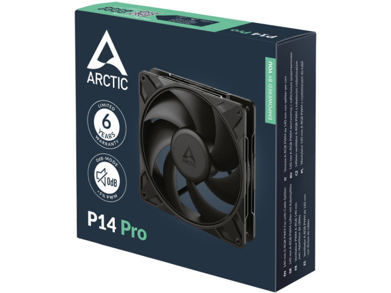 ARCTIC P14 Pro PWM 140mm ventilator crni (ACFAN00313A)