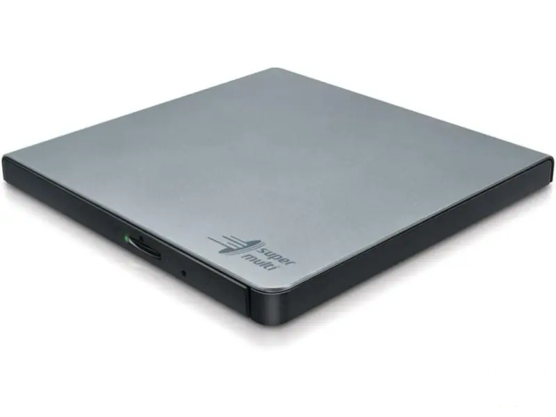 LG External DVD Writer GP57ES40 Ultra Slim 14mm, Silver