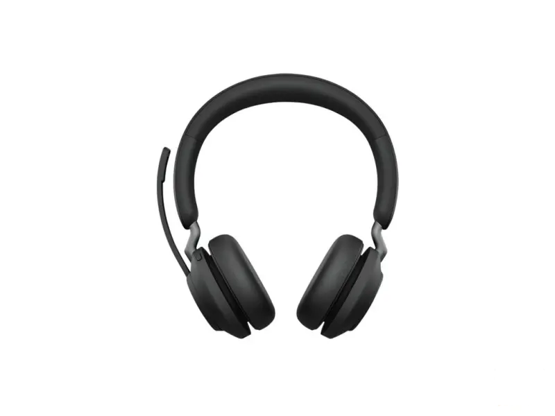 JABRA Evolve2 65 Stereo Wireless On-Ear Headset (Microsoft Teams, USB Type-C, Black)