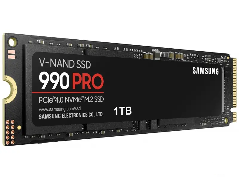 Samsung SSD 1TB m.2 990 PRO NVMe (r/w: 7450/6900 MBs)