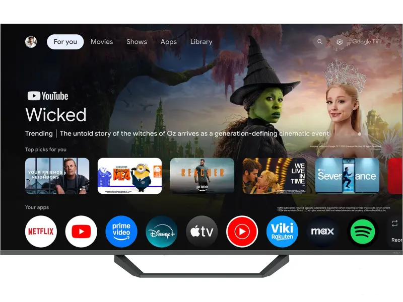 Tesla Q55E655GUS QLED TV 55" ultra HD, Google TV smart, frameless, DVB-T2/C/S2