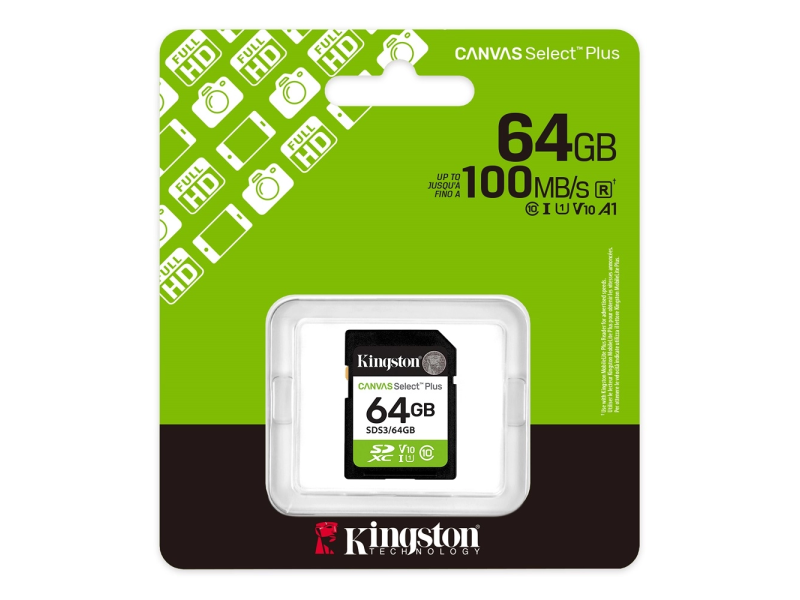 KINGSTON SDXC Card 64GB CANVAS