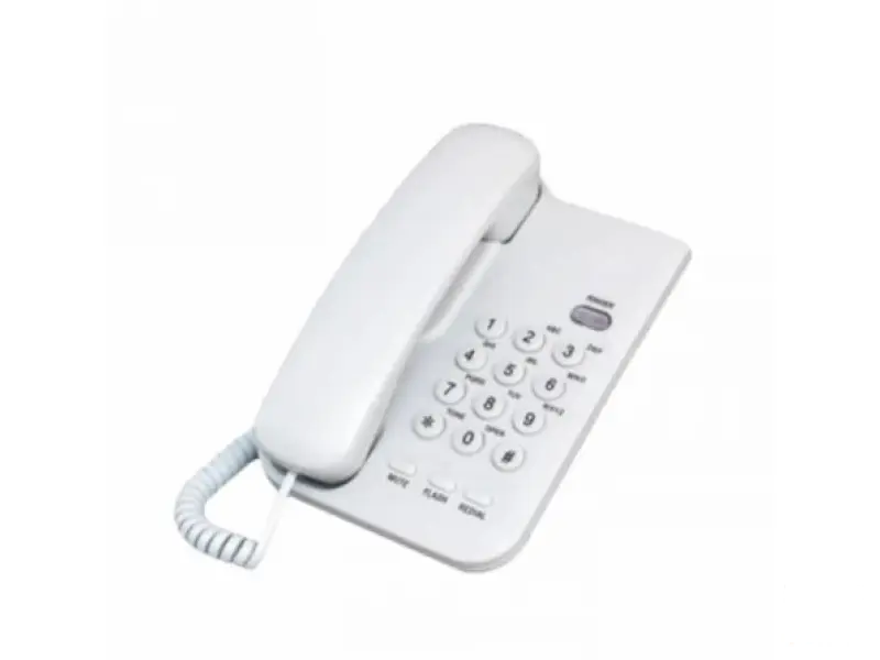 MeanIT Telefon žični stolni ST100 bijeli