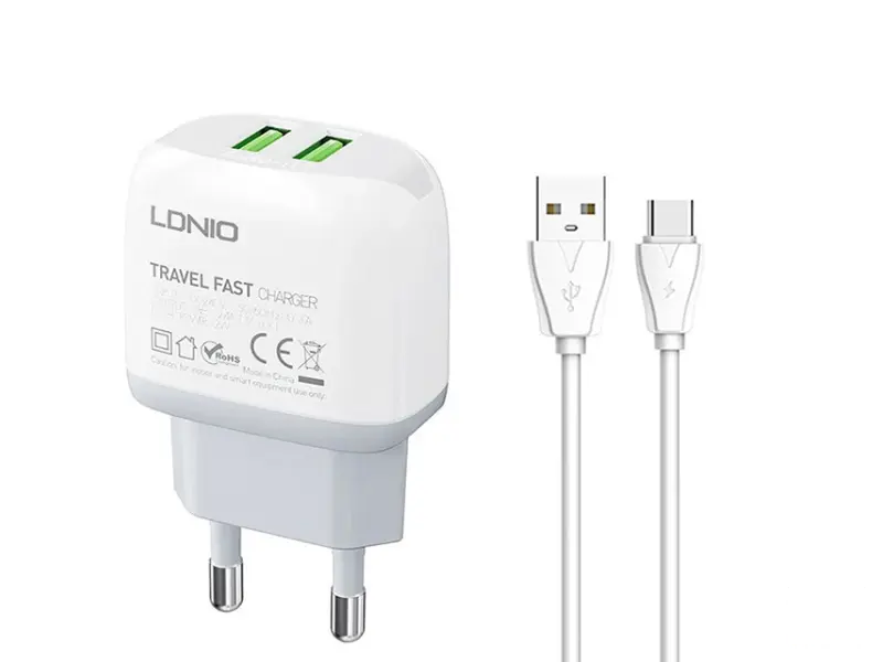 LDNIO Q229 USB/TIP C QC3.0 20W punjač + kabl Tip C 