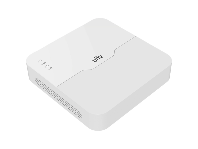 Uniview NVR 4 kanala NVR301-04LS3-P4, do 8MP/4K, Ultra 265/H.265/H.264, HDMI, VGA, 4 x PoE, 1 x HDD do 10TB, audio izlaz, 48VDC