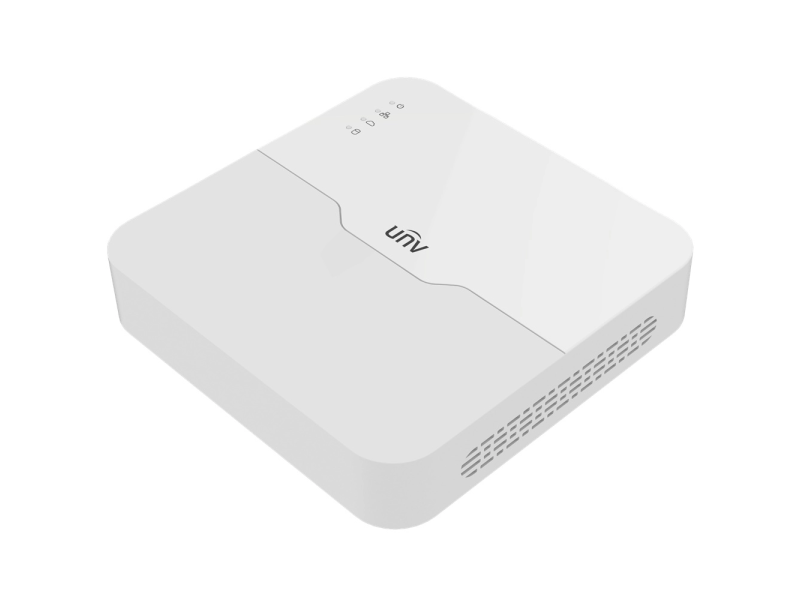 Uniview NVR 4 kanala NVR301-04LS3-P4, do 8MP/4K, Ultra 265/H.265/H.264, HDMI, VGA, 4 x PoE, 1 x HDD do 10TB, audio izlaz, 48VDC