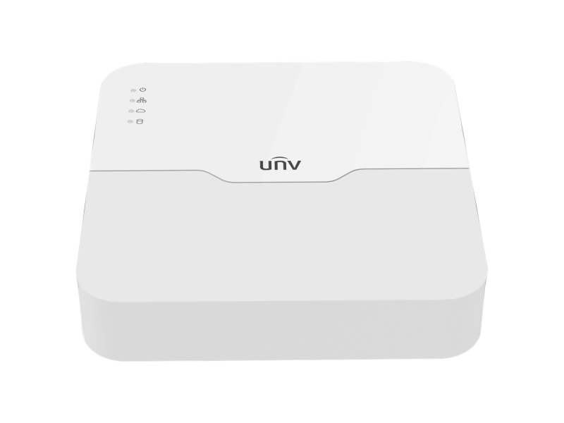 Uniview NVR 4 kanala NVR301-04LS3-P4, do 8MP/4K, Ultra 265/H.265/H.264, HDMI, VGA, 4 x PoE, 1 x HDD do 10TB, audio izlaz, 48VDC