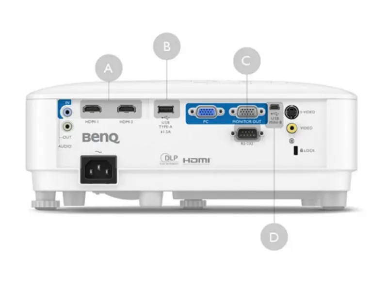 BENQ MX560 prenosivi Lamp WUXGA 4000 ANSI lumena 20000:1 projektor 