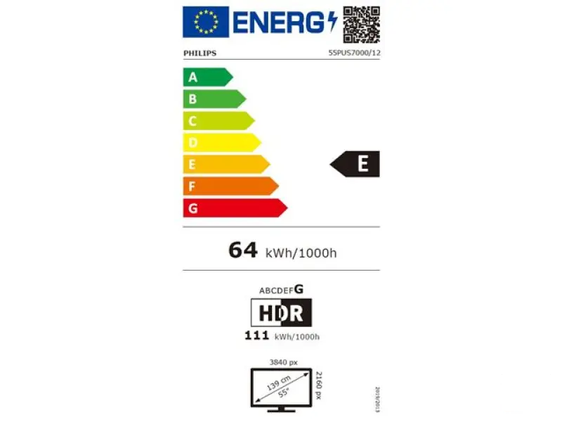 PHILIPS LED TV 55PUS7000/12, 4K, TITAN, CRNI