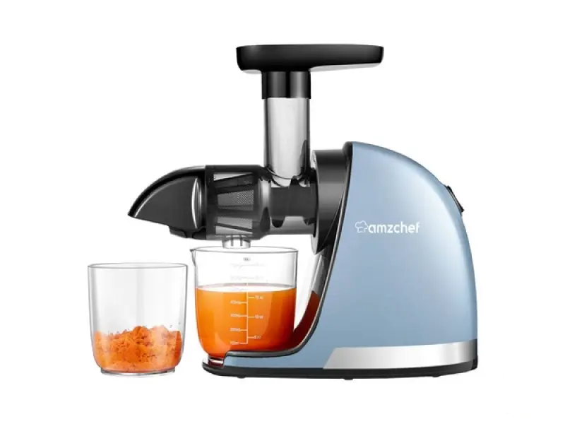 AMZCHEF Slow Juicer ZM1501-BU-SM Blue