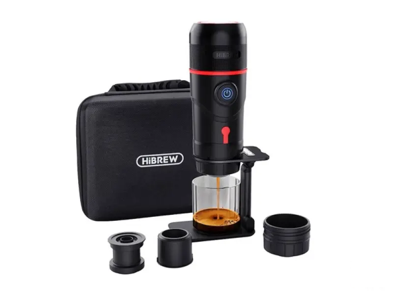 HiBREW H4-premium Prenosivi aparat za kafu 3-u-1 sa futrolom 80W