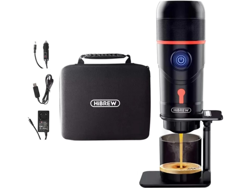 HiBREW H4-premium Prenosivi aparat za kafu 3-u-1 sa futrolom 80W
