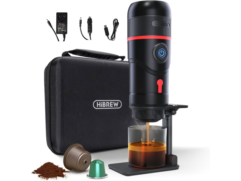 HiBREW H4-premium Prenosivi aparat za kafu 3-u-1 sa futrolom 80W