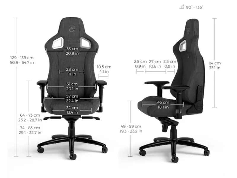 NOBLECHAIRS EPIC TX Gaming stolica 