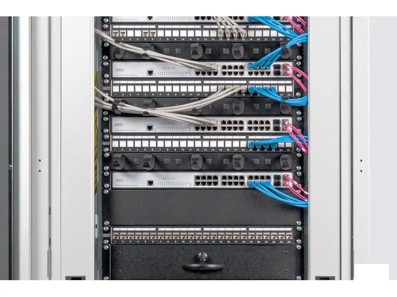 Digitus Blank panel za rack 19", 2U, Crni