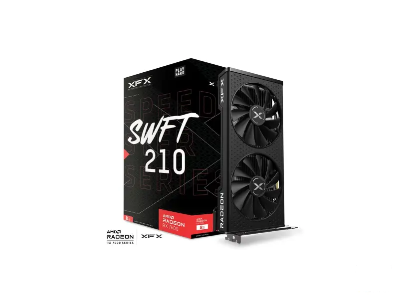 XFX VGA RX 7600 8GB Speedster SWFT 210