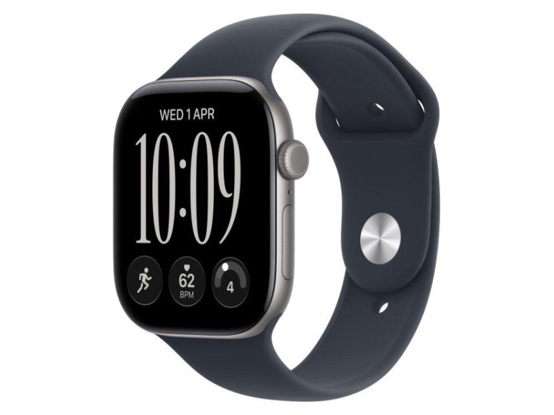 APPLE Watch S12 GPS 42mm Space Grey Aluminium Case with Navy Blue Sport Band - M/L (mje94et/a)
