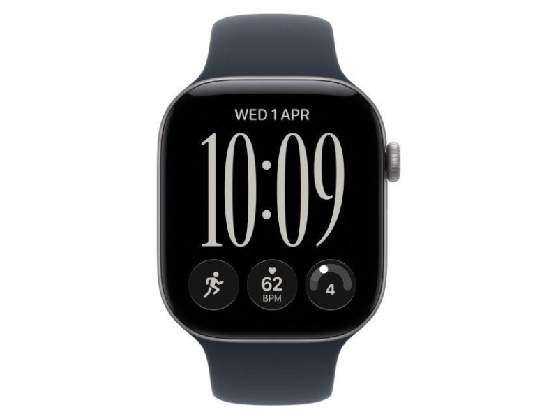 APPLE Watch S12 GPS 42mm Space Grey Aluminium Case with Navy Blue Sport Band - M/L (mje94et/a)