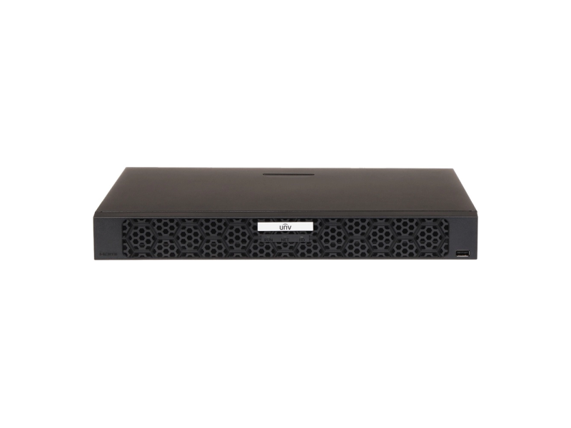 Uniview NVR 32 kanala NVR502-32B, do 16MP, Ultra 265/H.265/H.264, HDMI 4K, VGA, 2 x RJ45, 2 x HDD do 16TB, audio, alarm I/O, RS485, 12VDC