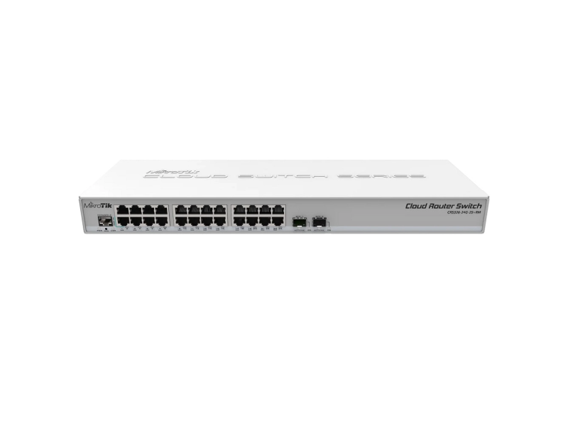 MikroTik CRS326-24G-2S+RM CRS326-24G-2S+RM L3 upravljiv cloud routing svič 24