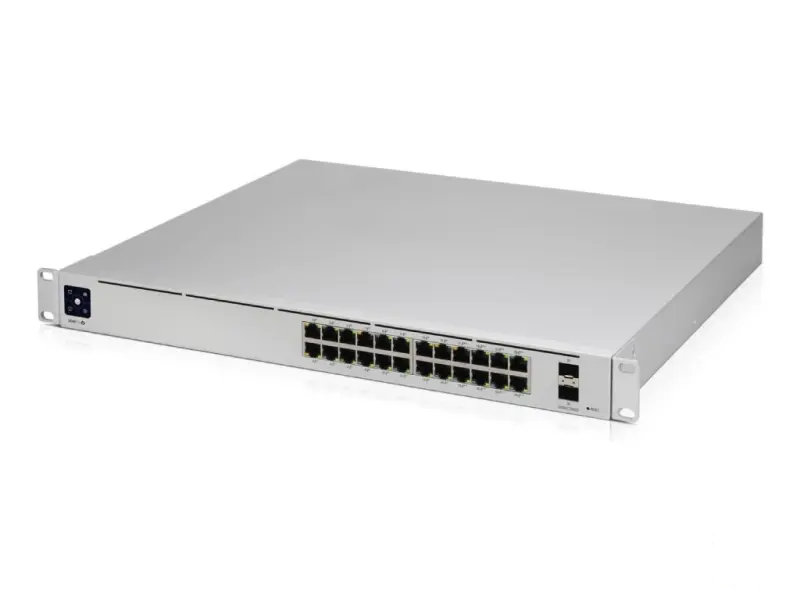UBIQUITI UniFi 24 Port Gigabit Switch with 802.3bt PoE, Layer3 Features and SFP+, 400W total PoE
