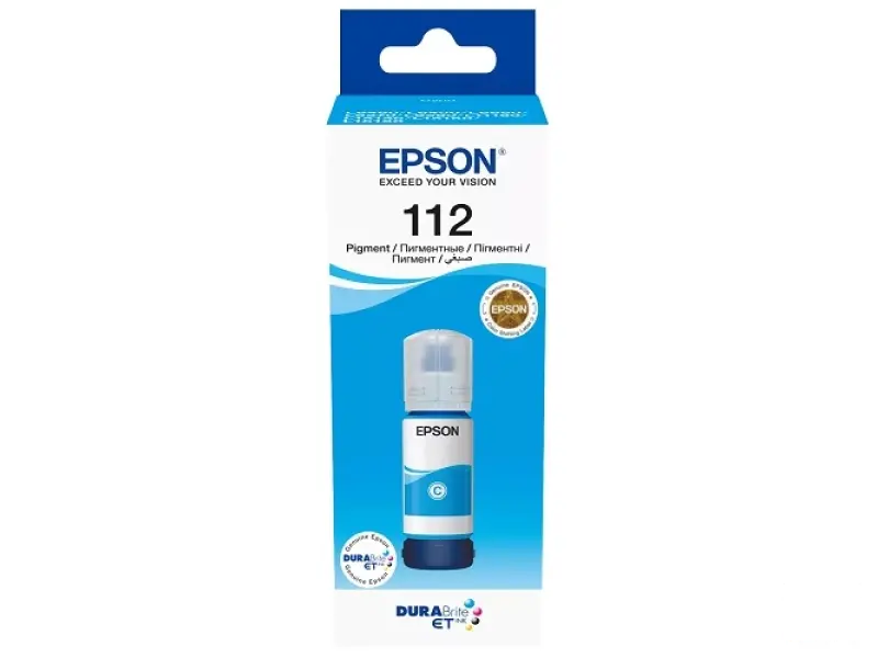 EPSON EcoTank Ink Cyan Bottle Br.T112 (C13T06C24A