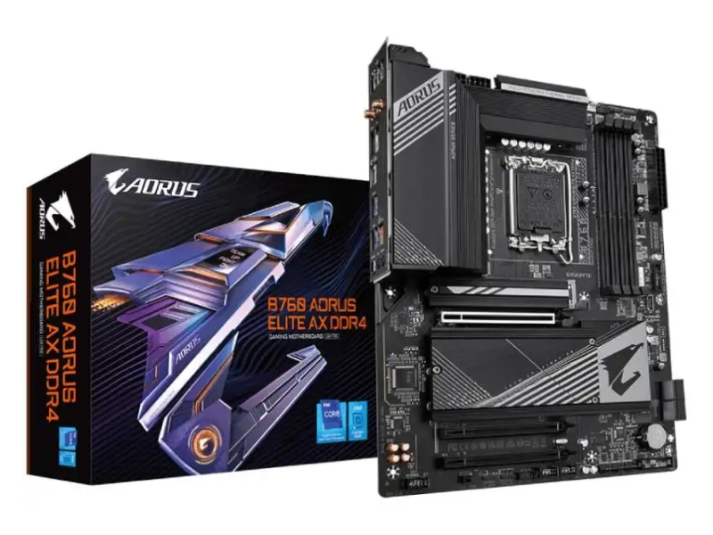 Gigabyte Z790 AORUS ELITE AX Z790 AORUS ELITE AX 4xDDR5 4 x M.2 4.0 x4 DP HDMI
