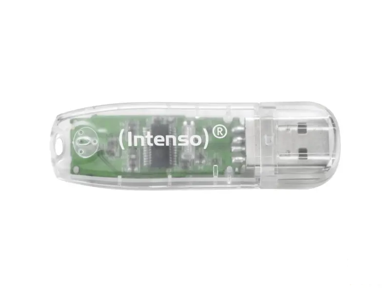 Intenso USB Flash Drive 32GB USB 2.0 Transparent