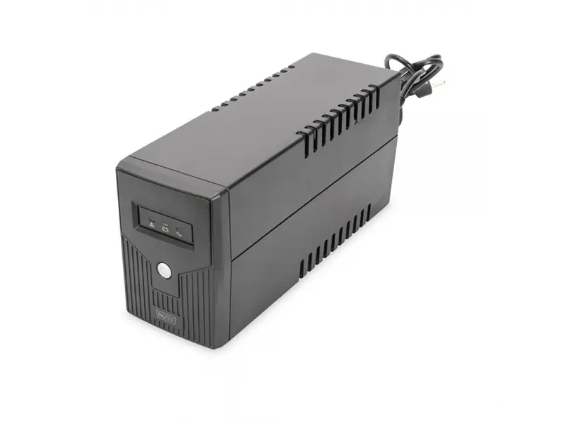 Digitus UPS Line-Interactive 600VA/360W 12V/7Ah x1 battery,2x CEE 7/7 outlet,RJ-11,LED