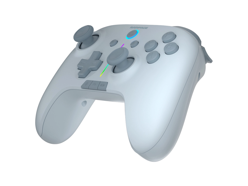 Rampage Džojstik HYDRA Retro Mavi Bluetooth+ 2.4GHz PC Gamepad RGB