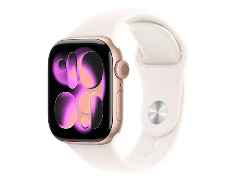 APPLE Watch Series 11 GPS 42mm Rose Gold Aluminium Case with Light Blush Sport Band - M/L (meu04et/a) 