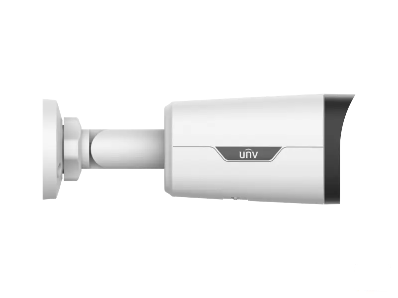 Uniview Kamera 8MP IPC2318LE-ADF28KM-WP Bullet, ColorHunter Wise-ISP Warm Light, objektiv 2.8 mm, IR/LED domet do 30 m, ugradjen mikrofon, True WDR 120 dB, PoE/12VDC, microSD do 512 GB, IP67, Dozna JB05-A