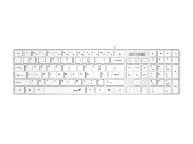 GENIUS SlimStar 126 USB YU bela tastatura 