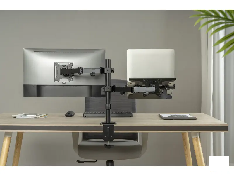 Digitus Nosac za monitor + notebook, 2x9kg, do 32", swivel, tilt