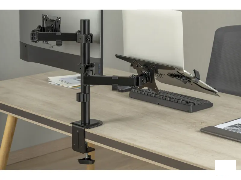 Digitus Nosac za monitor + notebook, 2x9kg, do 32", swivel, tilt