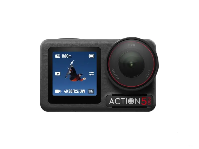 DJI Osmo Action 5 Pro Adventure Combo - 1.5m Extension Rod, 2x Extreme Battery + Battery Case