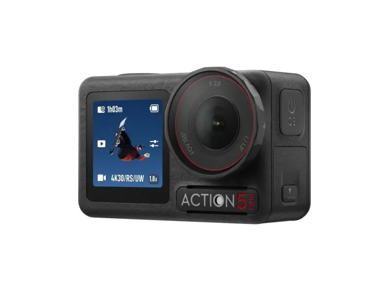 DJI Osmo Action 5 Pro Adventure Combo - 1.5m Extension Rod, 2x Extreme Battery + Battery Case