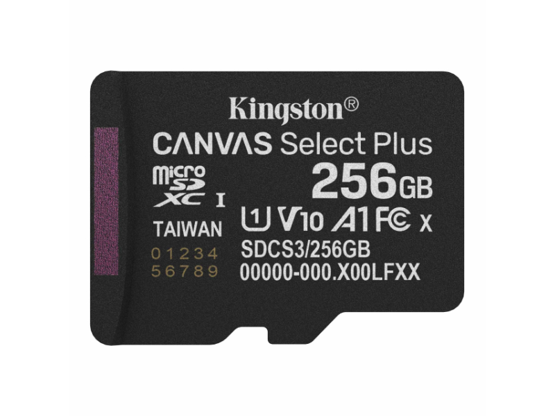 KINGSTON Memorijska kartica U1 V10 SDXC 256GB Canvas Select Plus G3 150R A1 SDCS3/256GBSP