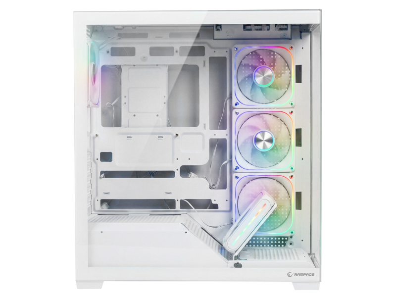 Rampage CASE SYLON 8x120 ARGB 850W 80+ Bronze White