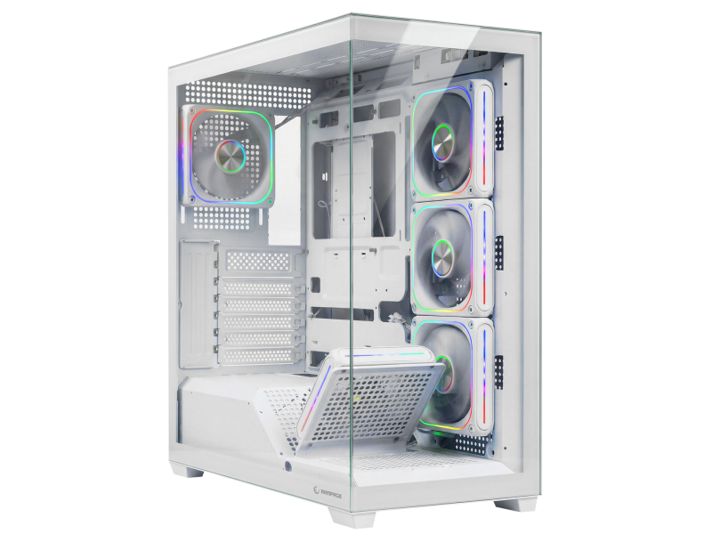 Rampage CASE SYLON 8x120 ARGB 850W 80+ Bronze White