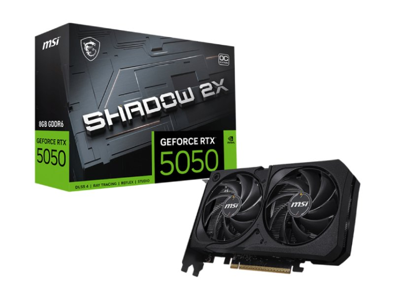 MSI 912-V538-006 GeForce RTX™ 5050 SHADOW 2X OC, 8GB DDR6