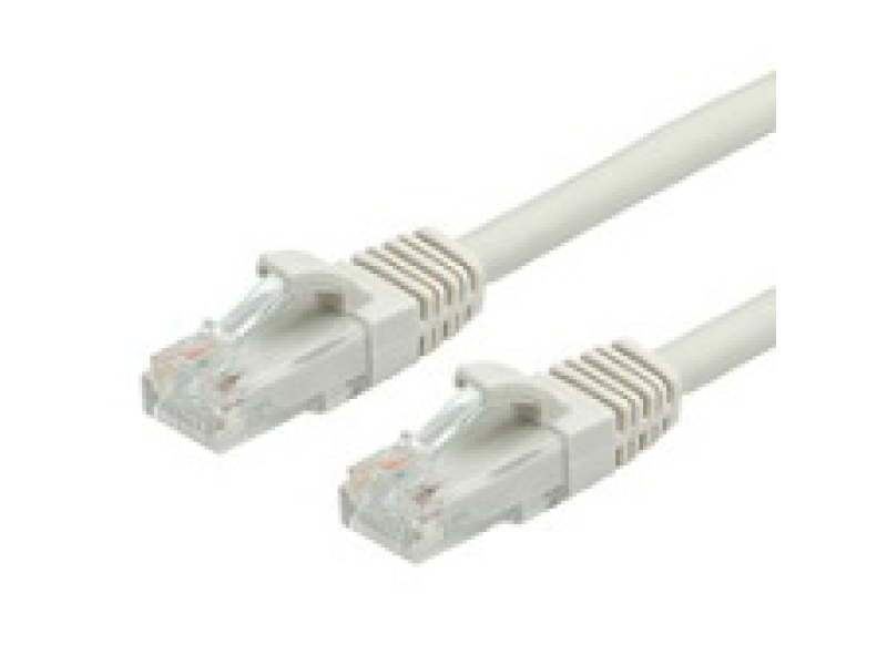 Rotronic 21.99.0201 VALUE Cat.6 (Class E) UTP kabl, U/UTP, halogen-free, LS0H, 1m, sivi