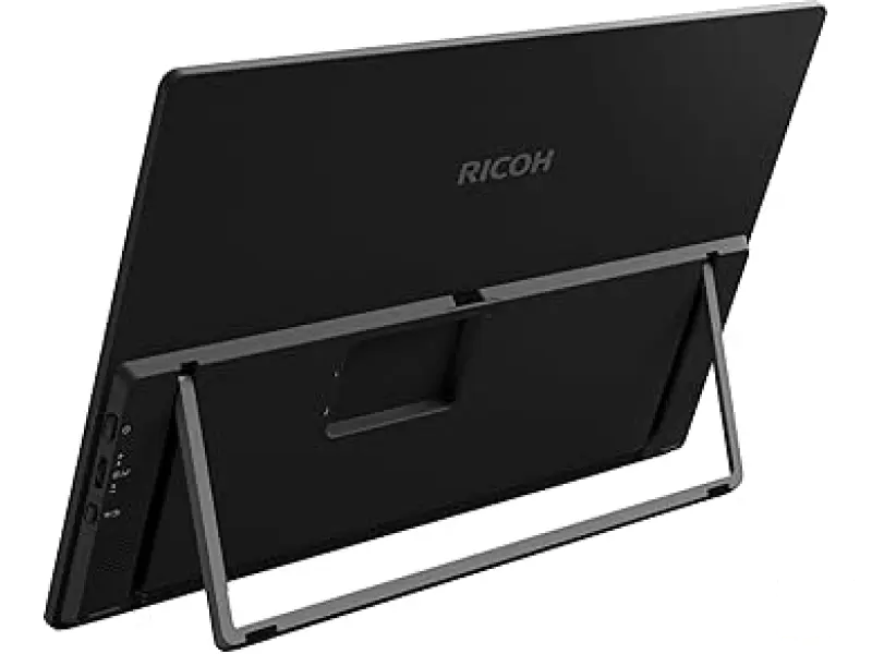 Ricoh Portable 150BW 16:9 1920x1080 OLED 1ms 100,000:1 Wireless/Miracast 10-point Multi-Touch USB-C/Li-Ion Battery Powered, Ultra-Lightweight