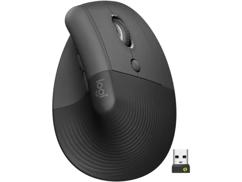 LOGITECH Lift Vertical Ergonomic Wireless crni miš OEM 
